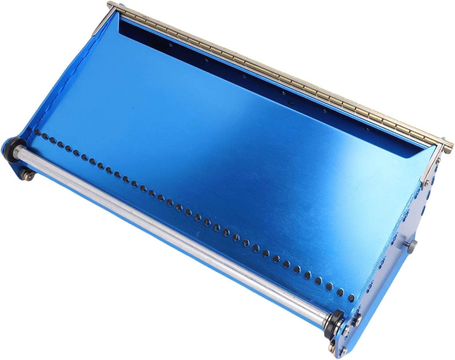 LiebeWH Drywall Flat Finishing Box, 12in Wallboard Sheetrock Plastering Tool with Hard Coated Anodized Aluminum Alloy Enclosure, for Home Wall Painting Finishing