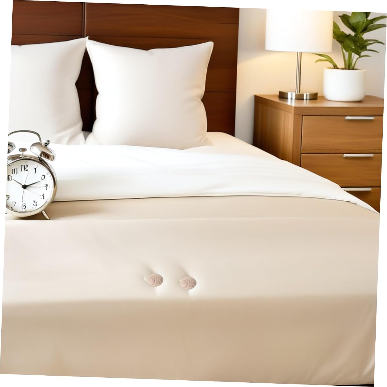 30pcs Reusable Fabric Covered Button Pins with Stainless Steel Spiral Design, Upholstery Fasteners to Keep Couch Cover and Sofa Slipcover in Place, for Bed Skirt and Mattress Skirt