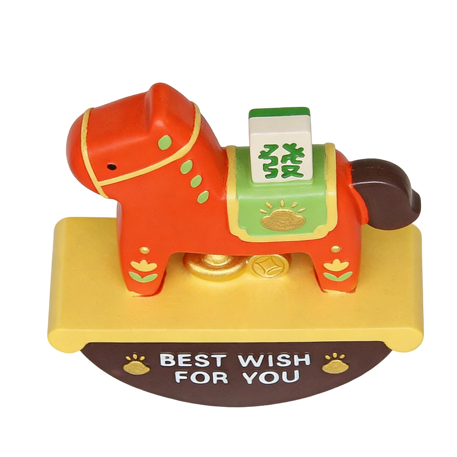 Figurine de mascotte de cheval pour décorer votre bureau de maison