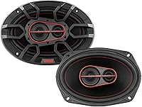 Vista 4 de DS18 G6.9Xi GEN-X - Altavoces coaxiales de 3 vías de 6 x 9, 180 vatios, 4 ohmios con tweeters de cúpula Mylar, parrilla incluida, altavoz de rango