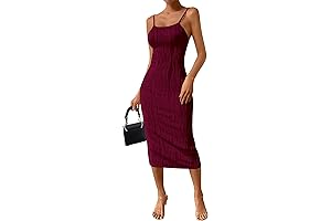 Women's Overcoming Body Flaws and Sins Fitted Sleeveless Midi Dress