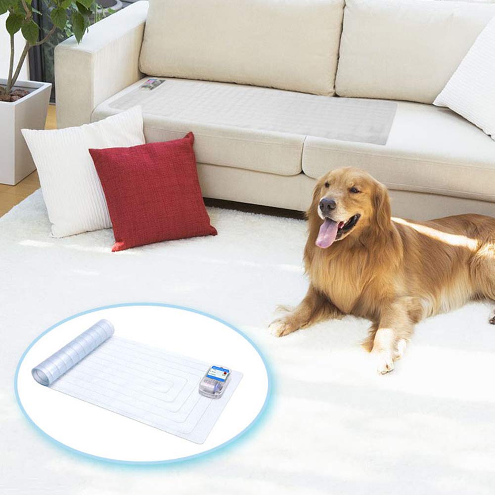 Tapis De Dressage pour Animaux D'intérieur Scatmat pour Chiens Et Chats, Coussin De Choc Électronique pour Animaux De Compagnie, Tapis Répulsif/Dissuasif À 3 Modes pour Garder Les Animaux