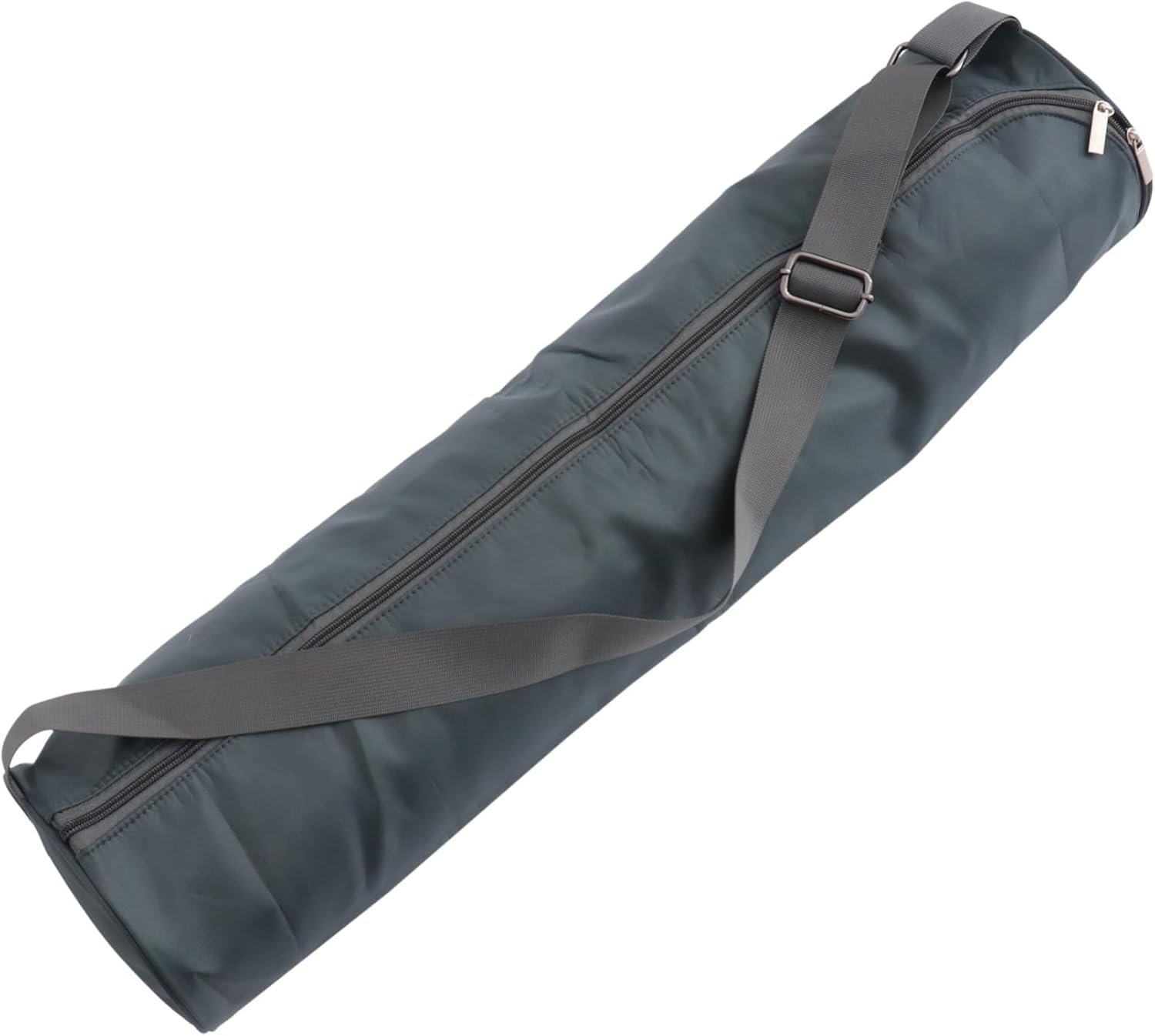 Yoga Mat Container Bag with Adjustable Strap Large Capacity Oxford Cloth Exercise Carrier with Ventilation Eyelets and Zippered Storage Pocket for Gym and Fitness Essentials
