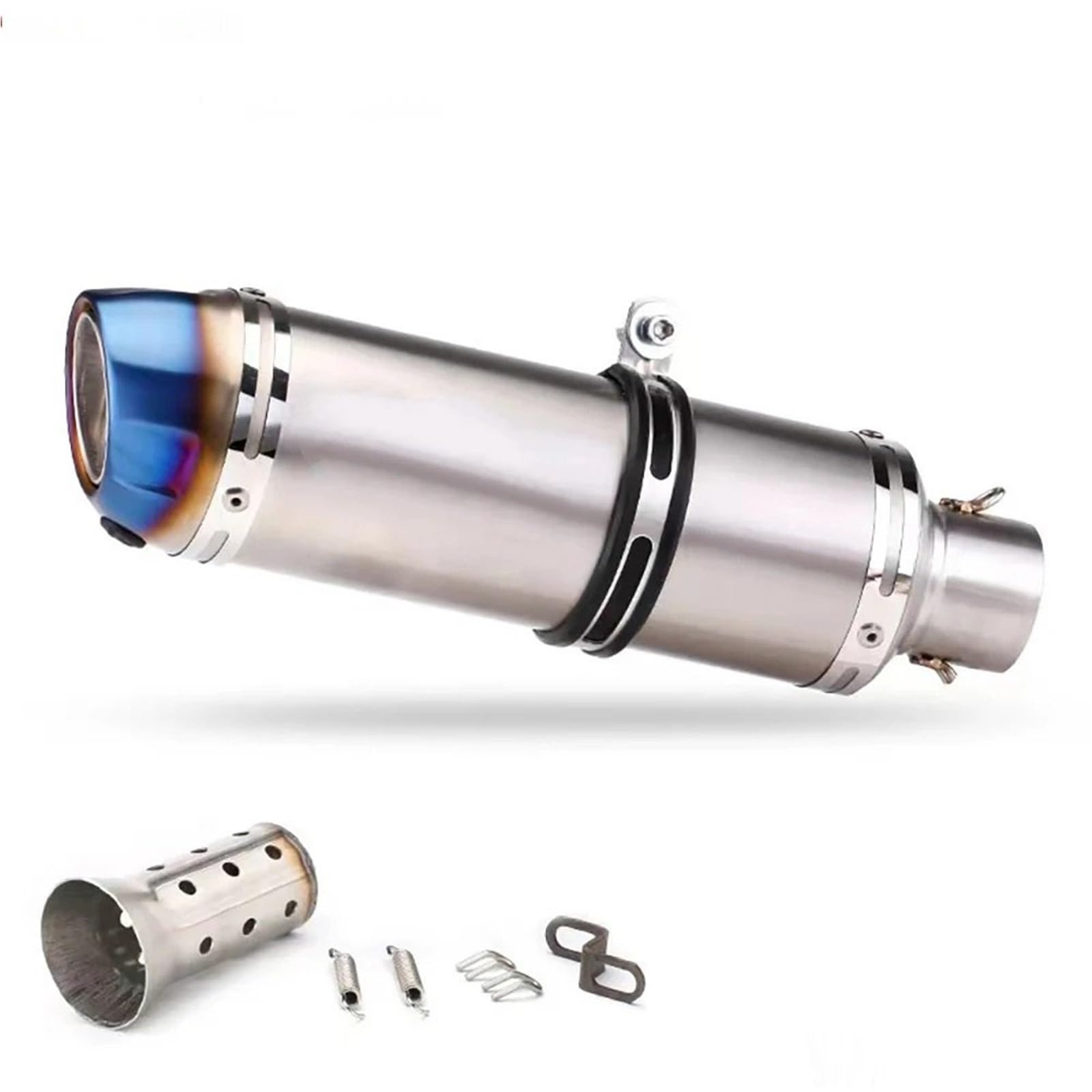 końcówka wydechu 51mm tłumik wydechowy motocykla z DB Killerem do Z1000 Z900 GSR600 FZ6N R1 R6 R3 układ wydechowy samochodowy(Type D with Laser)