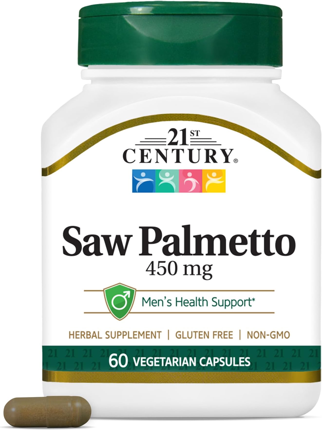 Saw Palmetto, 450 mg, 60 Vegetarian Capsules