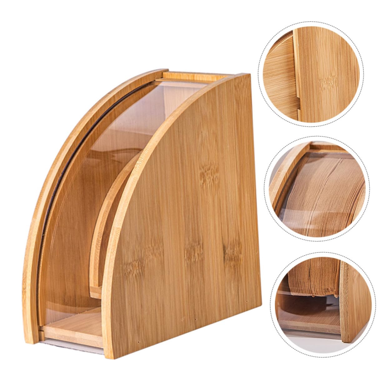 Kaffeefilter Organizer aus Holz Robuster Filterpapier Halter mit Großem Fassungsvermögen für Übersichtliche Aufbewahrung Freistehendes Design für Einfachen Zugriff Kaffeefilter