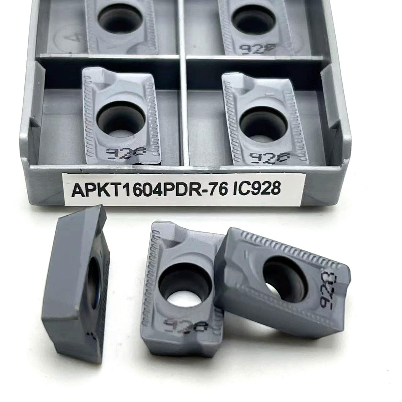 APKT1604 76 IC928 herramienta de torneado y fresado con inserto de carburo APKT 1604 herramienta de corte inserto de torneado herramientas de torno CNC