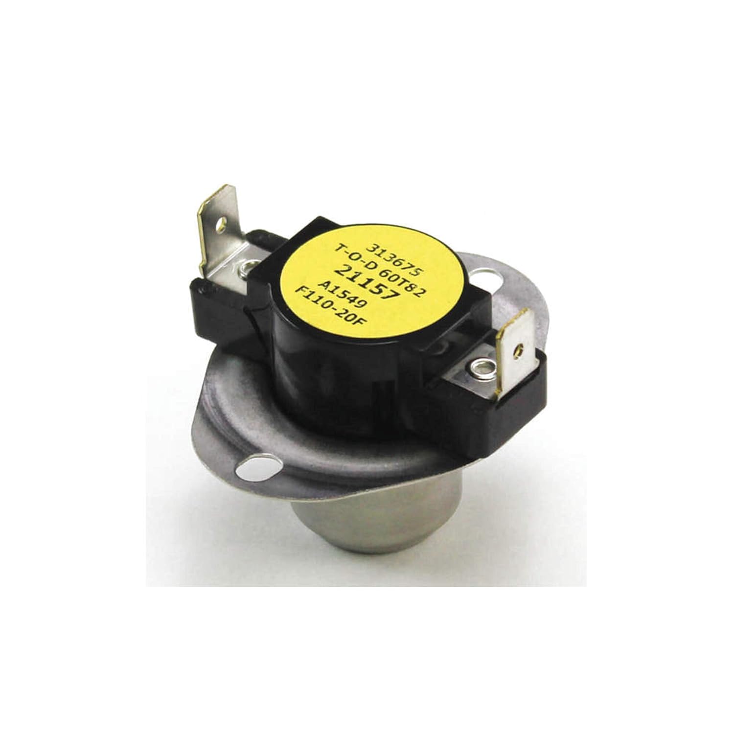 GCP Source 1 Fan Switch, Disc, 90 110, ON-OFF, Push Button, Black, S1-7975-3281