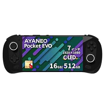 AYANEO Pocket EVO 16GB+512GB Black 専用ケース Amazon | Ayaneo Pocket EVO 国内正規版 Android ポータブル
