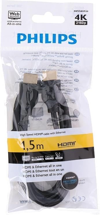 Philips HDMI Cable - 1.5 m - Black