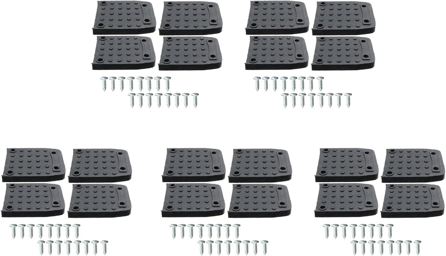 Stilt Soles Anti-Slip Pads for Drywall,20Pcs Stilt Soles Replacement Kit, Non-Slip Foot Pads,Construction Tripod Mat