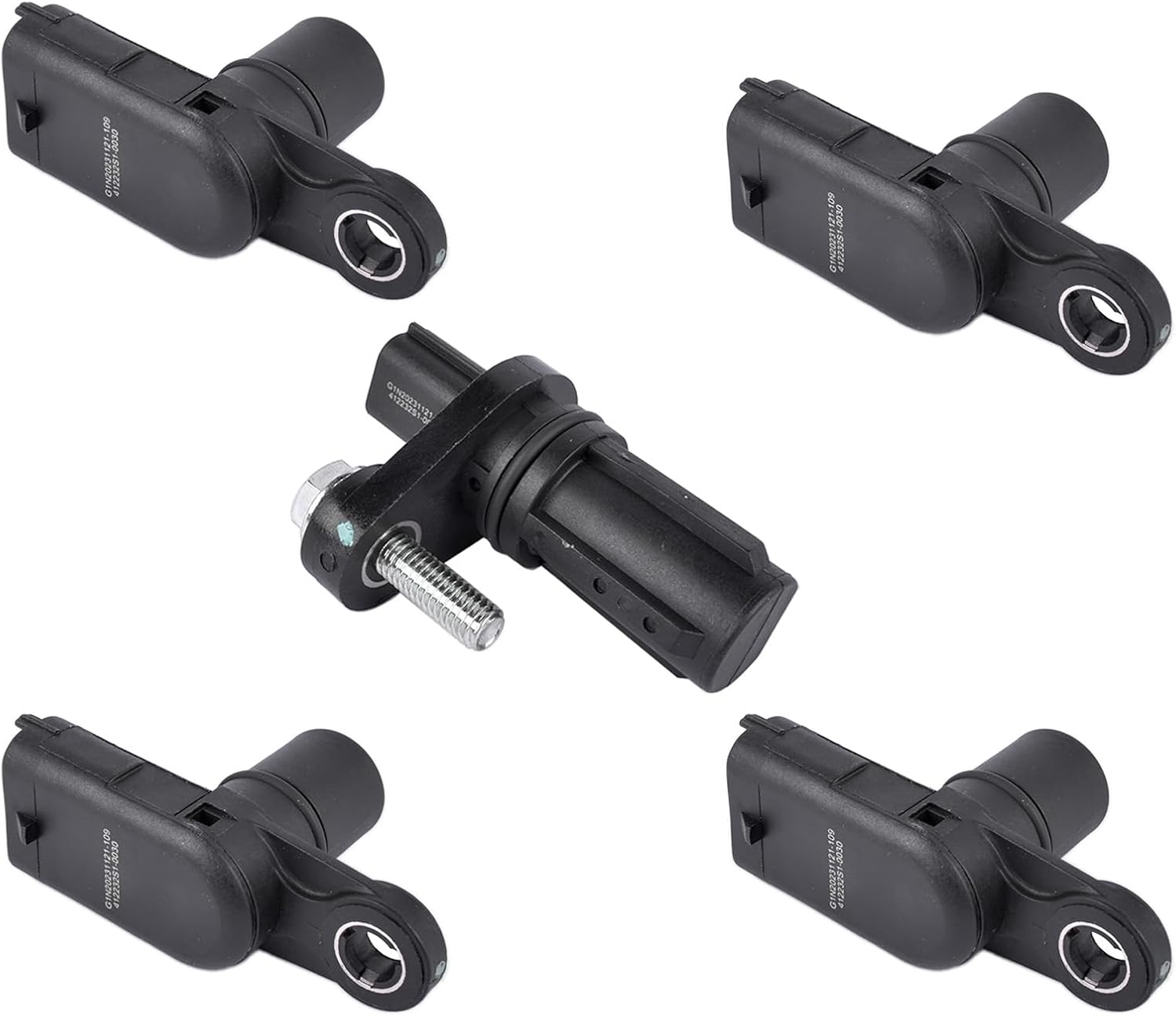 Set of 5 Camshaft & Crankshaft Position Sensors Replacement for Cadillac ATS SRX XTS Buick Enclave Chevy Camaro Caprice Equinox GMC Terrain 3.6L V6 12615371 12684186