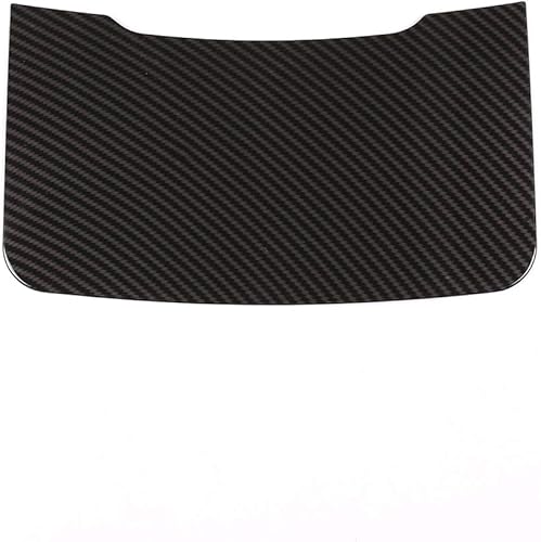 Miniatura 8 de CHEYA Cubierta de panel de palanca de cambios para consola central de automóvil ABS de fibra de carbono cromada para Alfa Romeo Stelvio 2017 2018