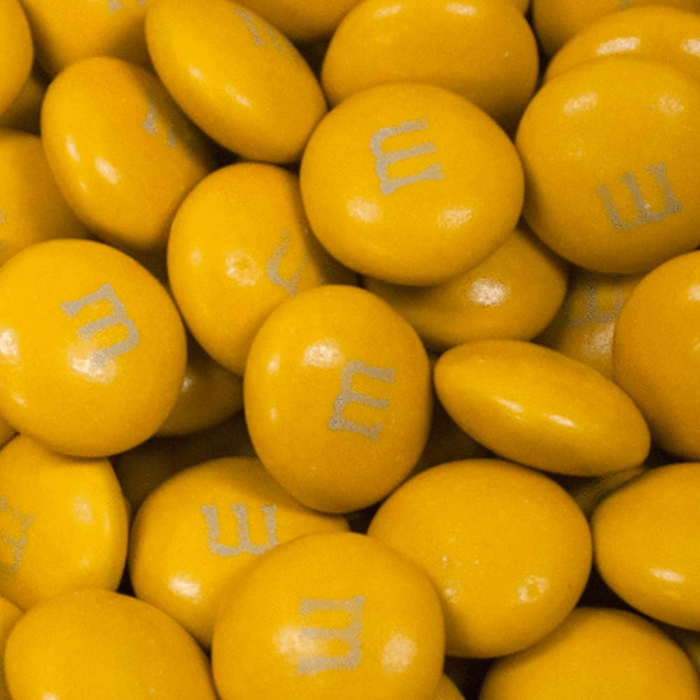 500pcs Gold Candy M&M's Milk Chocolate, Gold Candy for