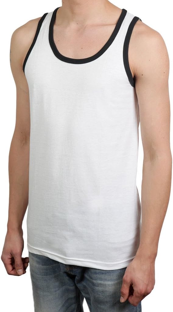 Men's Tank Top Large White