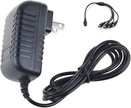 محول طاقة DigipartspowerAC-DC لملحق Lemax 84428 المضاء بجهد 4.5 فولت مع مقابس إخراج 3/4
