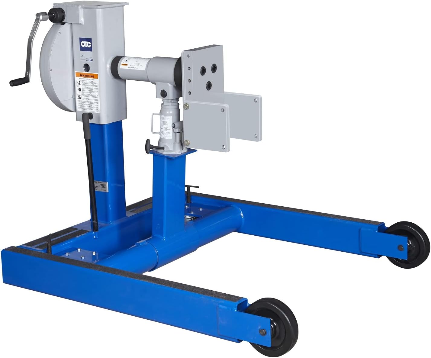 OTC 1750A 6000 lb. 'Revolver' Diesel Engine Stand with Universal Engine Adapter Assembly