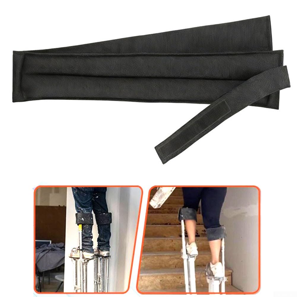 Coppia di cinghie per trampoli per cartongesso, 100 x 10 cm, in nylon ultra largo, per una maggiore stabilità e sollievo dalla pressione, compatibili con varie marche di trampoli per un uso prolungato