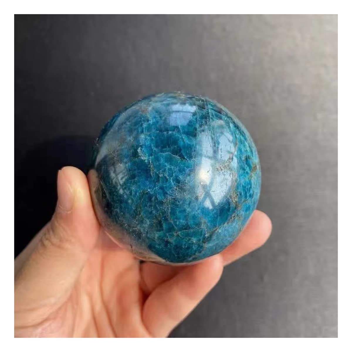 Pierre de cristal bleu 50-80mm quartz naturel cristal de roche pour la maison