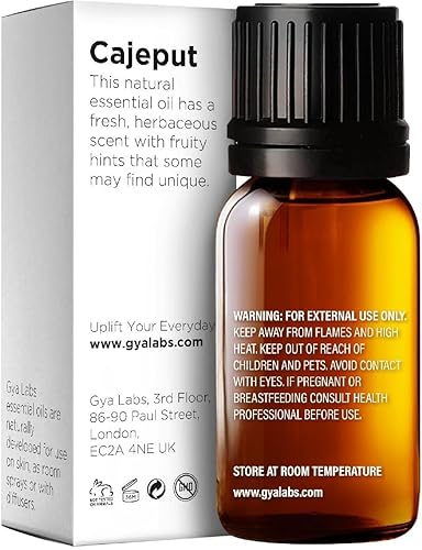 Miniatura 2 de Gya Labs - Aceite esencial de cajeput para respirar, aceite natural para aire limpio y alivio del dolor, 100 % puro, de grado terapéutico, para