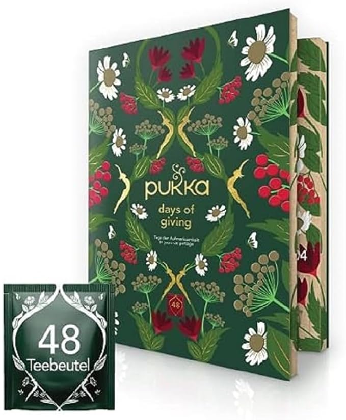 Pukka Herbs Days of Giving Sharing Herbal Tea Advent Calendar