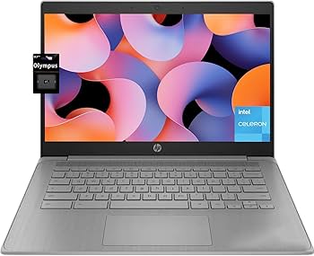 Amazon.com: HP Chromebook 14 Laptop, Quad-Core Intel Celeron