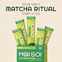 Moi Soi Matcha Green Tea Powder | 100% Pure Ceremonial Grade | Rich Umami Flavour | 1.5g x 5 Sticks | Pack Of 1 gallery image