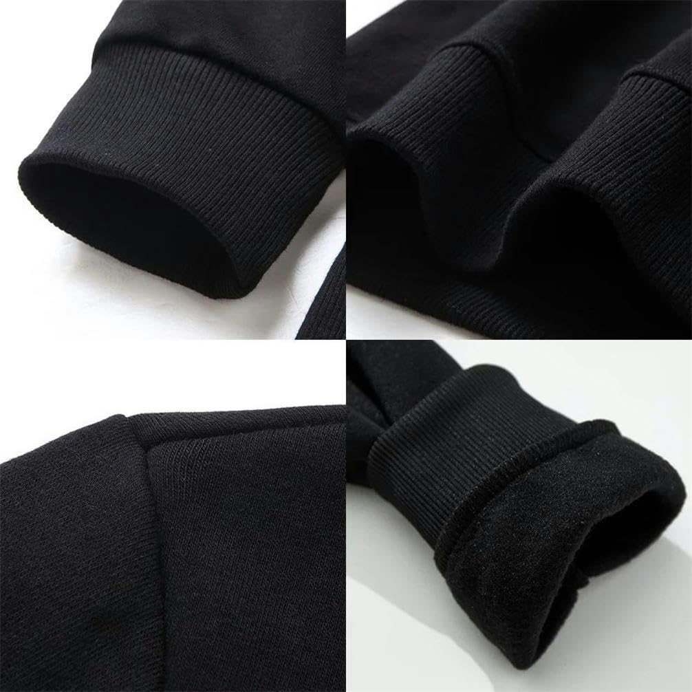 JXQXHCFS Solido Felpe Felpe con cappuccio Felpa Calda Pile Felpa Uomo Top Hip Hop Pullover