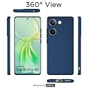 Pikkme Back Cover Camera Protection Shockproof Soft Matte Silicone Back Case for Vivo Y200 Pro 5G (Blue) gallery image
