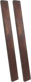2pcs Wood Boards Lumber Treated, 19.7x1.9x0.75in Rectangle Unfinished Natural Wood for Crafts and Decor, for Whittling, Model Making, and Garden Timber