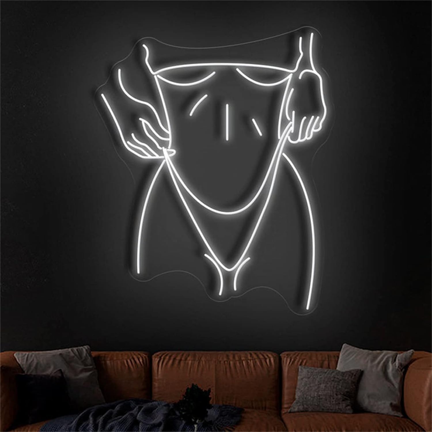 Znak neonowy LED, wiszący na ścianie neon LED do domowej sypialni, pubu, baru, dekoracji świątecznej, 50 * 42 cm