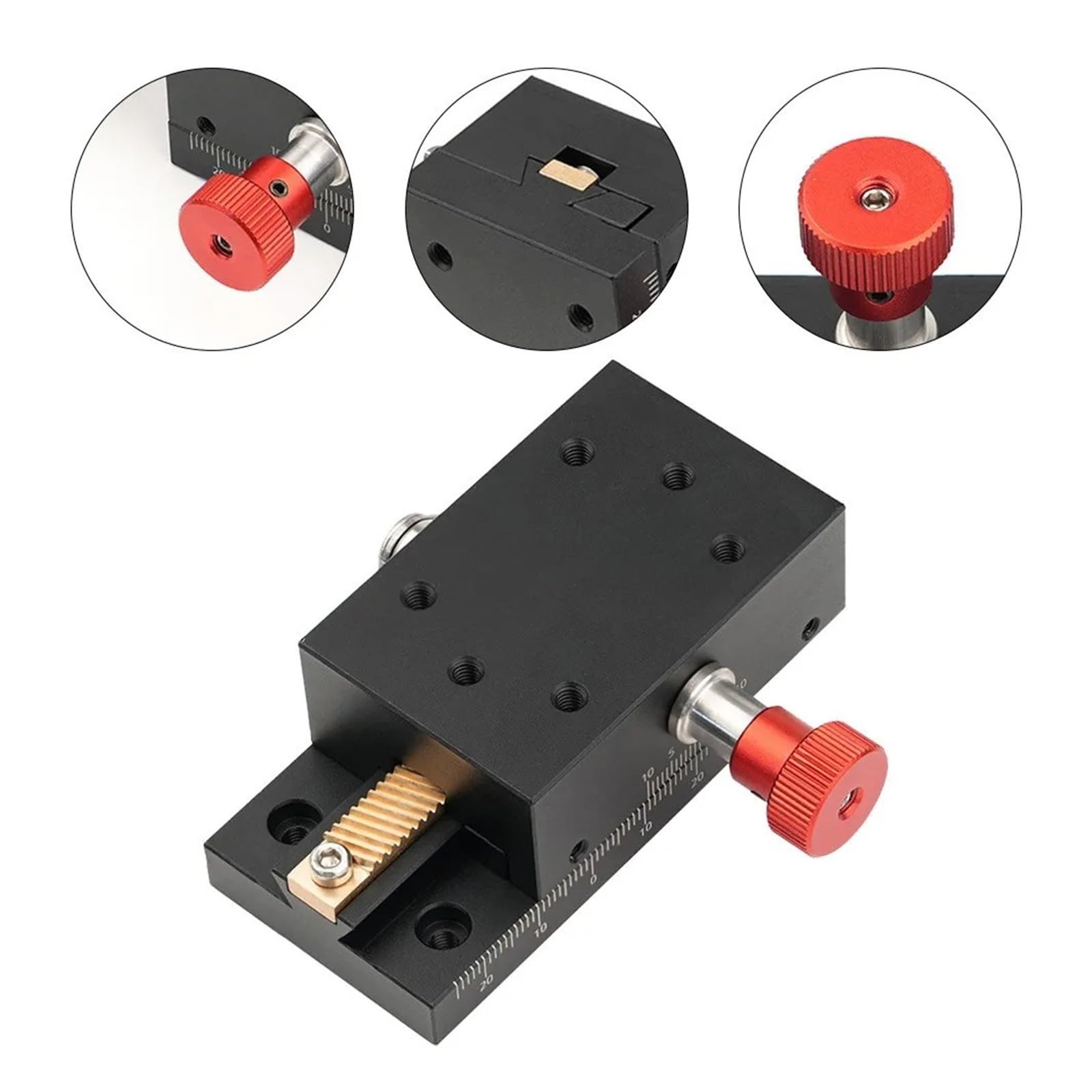 Guida a coda di rondine dell'asse X Piattaforma lineare manuale ad alta frequenza Piattaforma di regolazione dello spostamento di precisione da viaggio da 40 mm for laboratorio