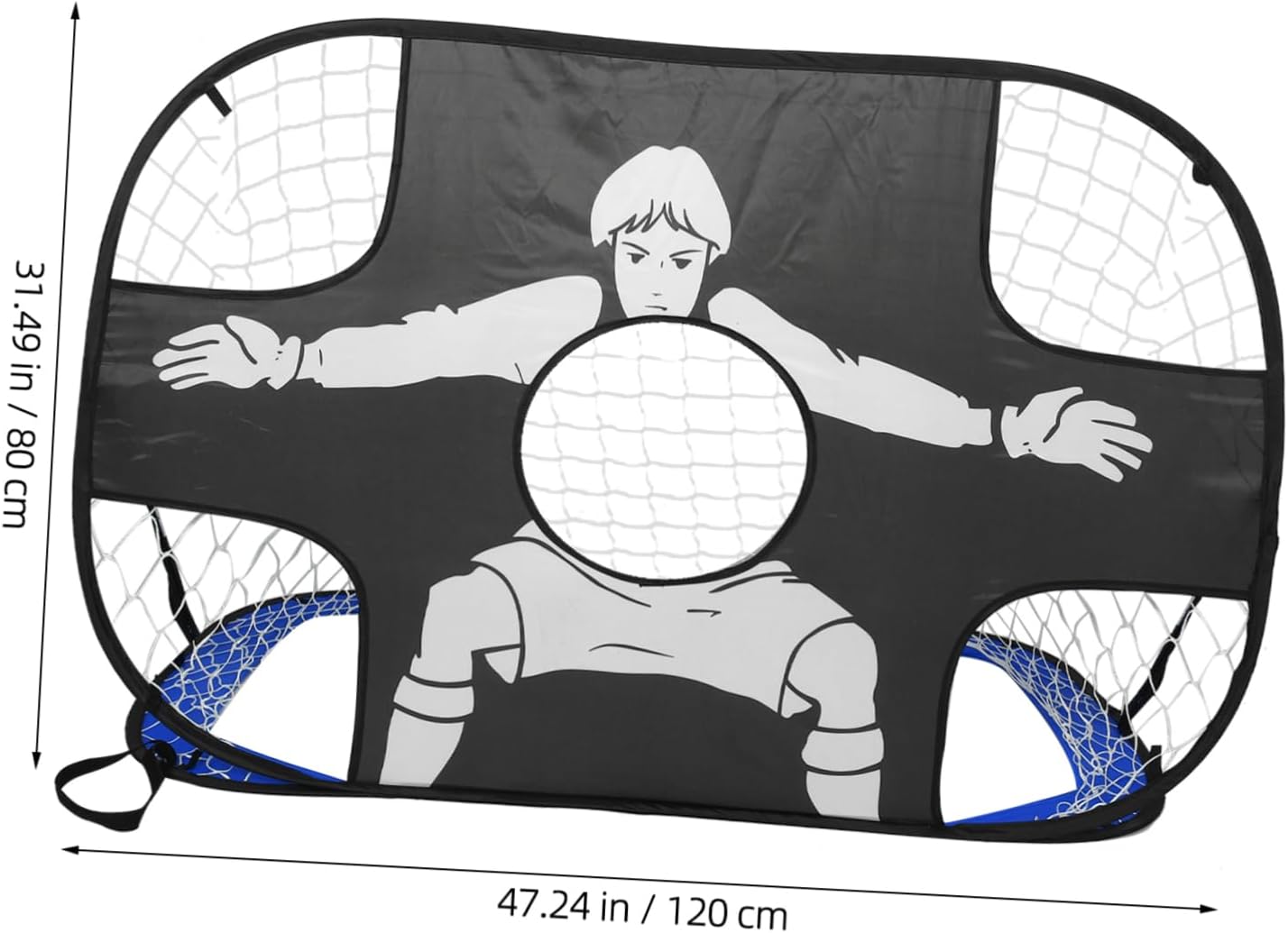 YARNOW Portable Football Goal Boys and Girls Soccer Goal Soccer Training Collapsible Nets Practice