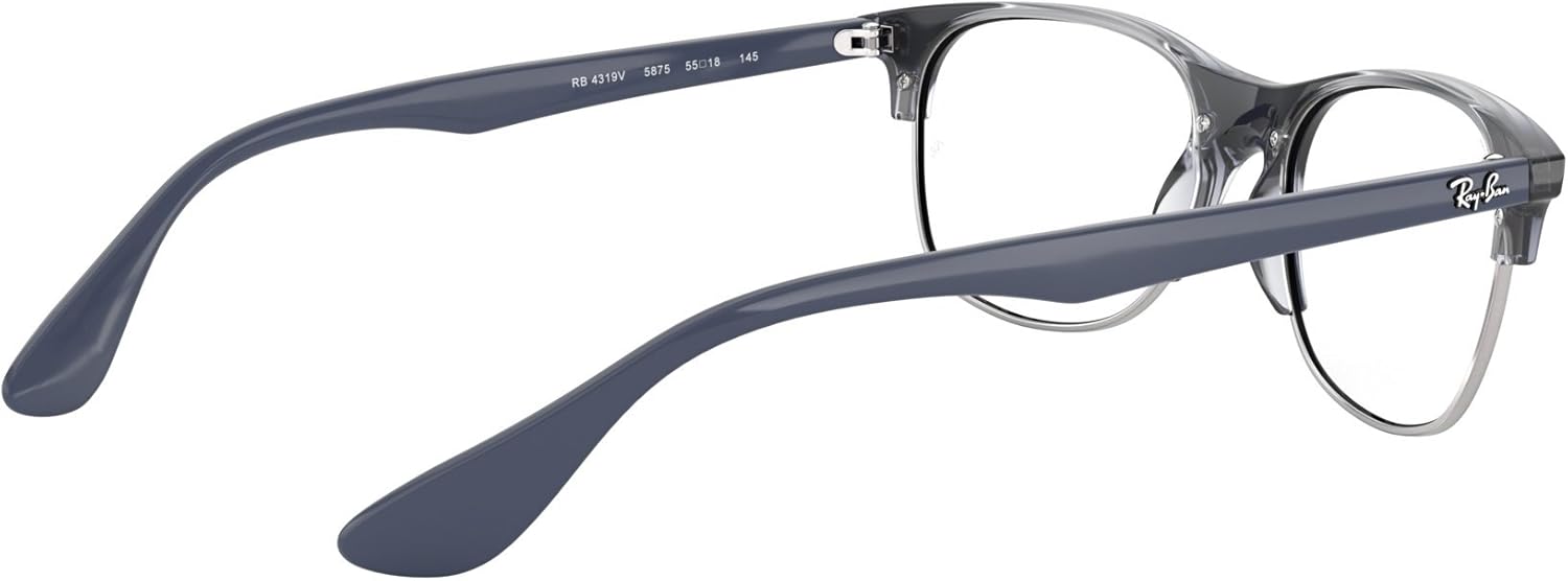 Vista 3 de Ray-Ban RX4319V - 5875 Gafas TOP BLUE ON TRASPARENT BLUE 2165in Top Blue on Trasparent Blue 55 mm