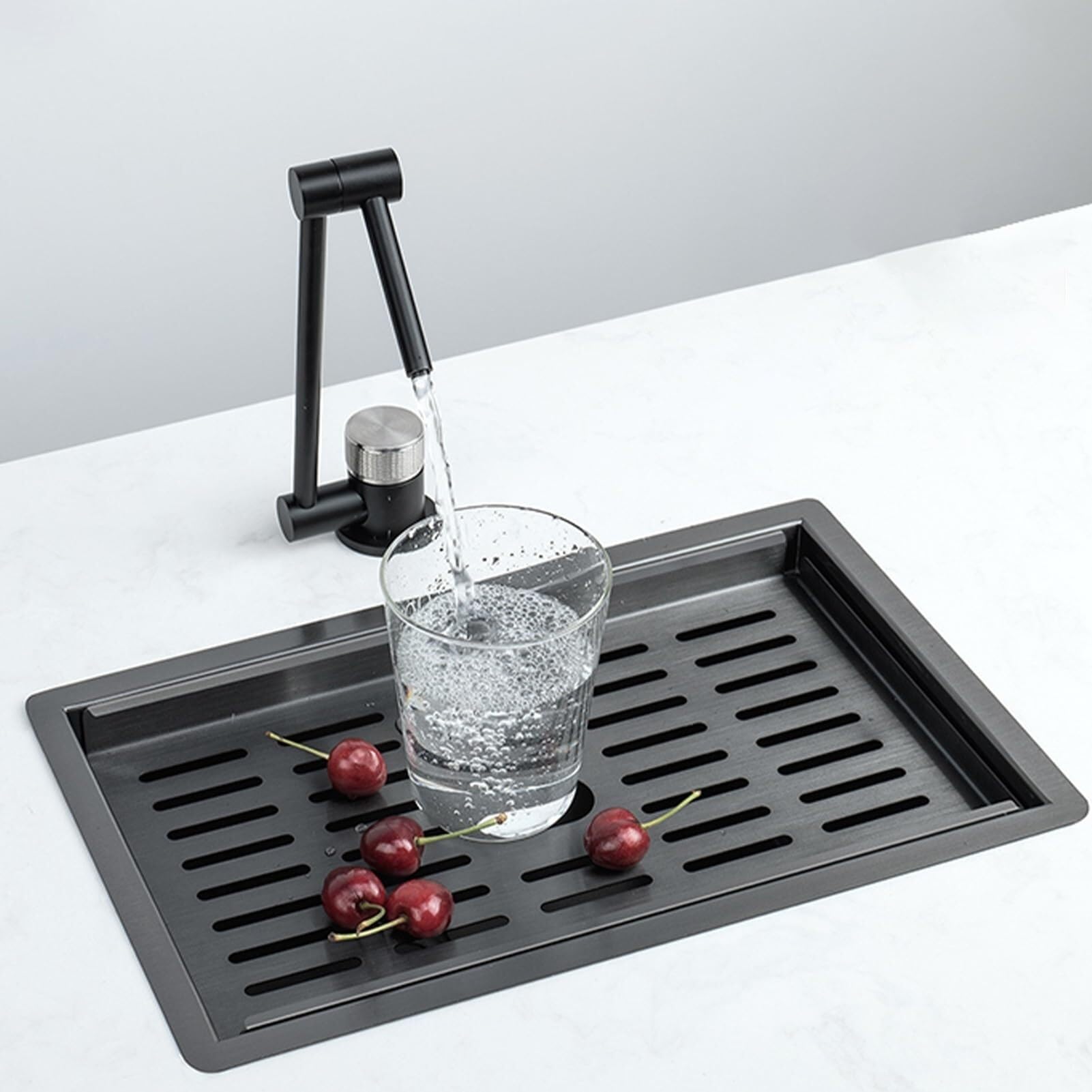 Sddpulse B Premium Stainless Steel Kitchen Sink With Accessories - Drop-In Top Mount Single Owl Ar Sink With Cover,-350X220mm