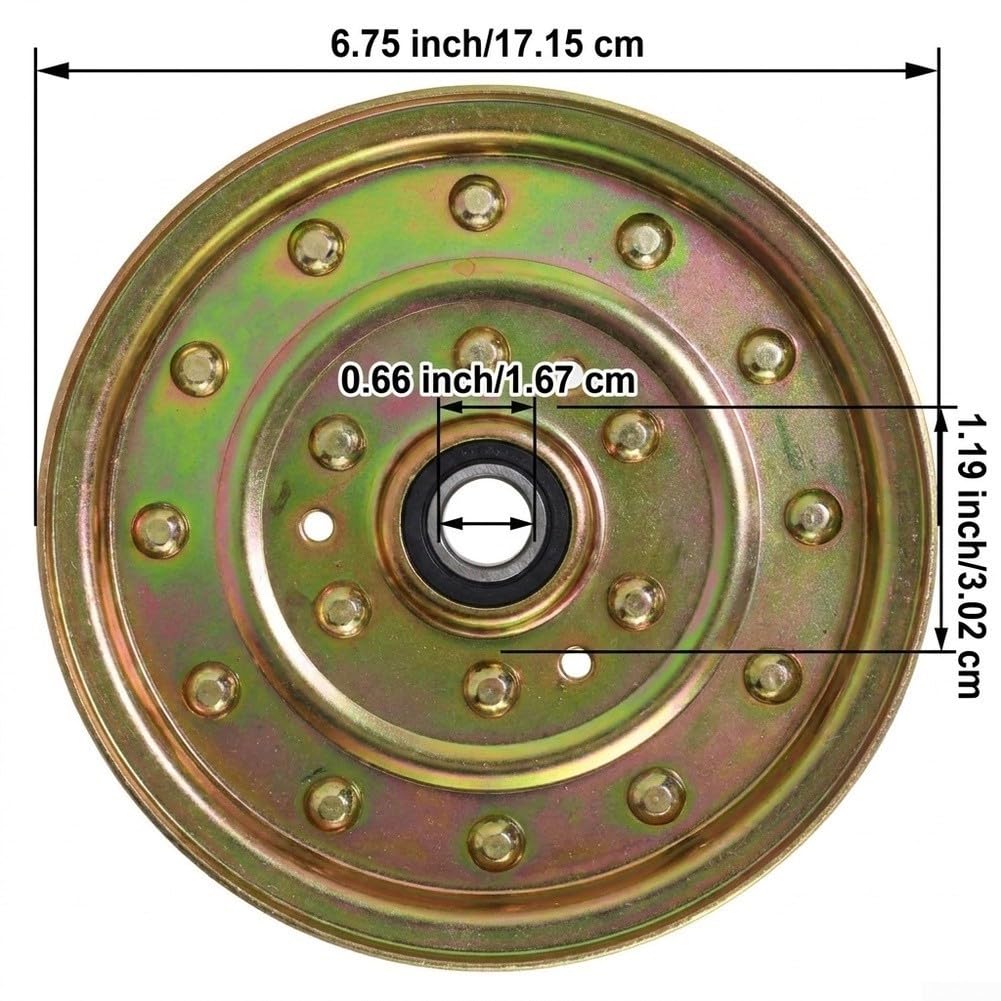 Polea Tensora 6-3/4" para Toro 60-72" Deck Reemplazo