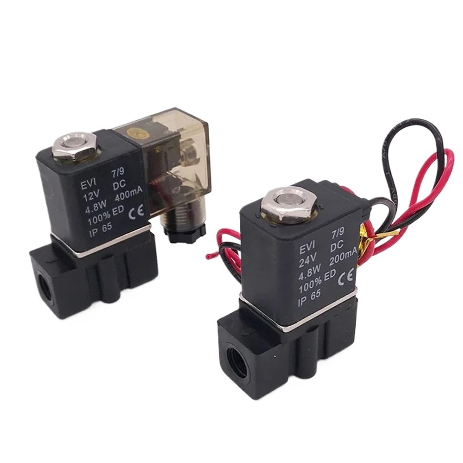 Mini électrovanne plastique 1/4 NPT pour système d'automatisation d'atelier et soufflage d'air