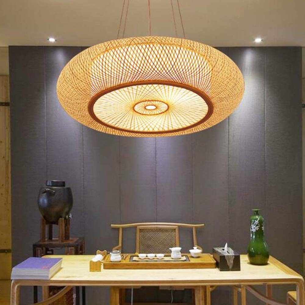 Natuurlijke rotan hanglamp bamboe kroonluchter lamp creatieve E27 plafondlamp handgemaakte lampenkap restaurant slaapkamer woonkamer droplights café theehuis verlichting,ø60cm Natuurlijke rotan hanglamp bamboe kroonluchter lamp creatieve E27 plafondlamp handgemaakte lampenkap restaurant slaapkamer woonkamer droplights café theehuis verlichting,ø60cm