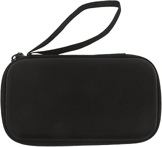 Hemobllo Hard Shell Case Protective Box Dual Slot Waterproof Eyeglass | EVA and Oxford Cloth, Two Independent Compartments, Black Finish, for Eyeglasses and Sunglasses