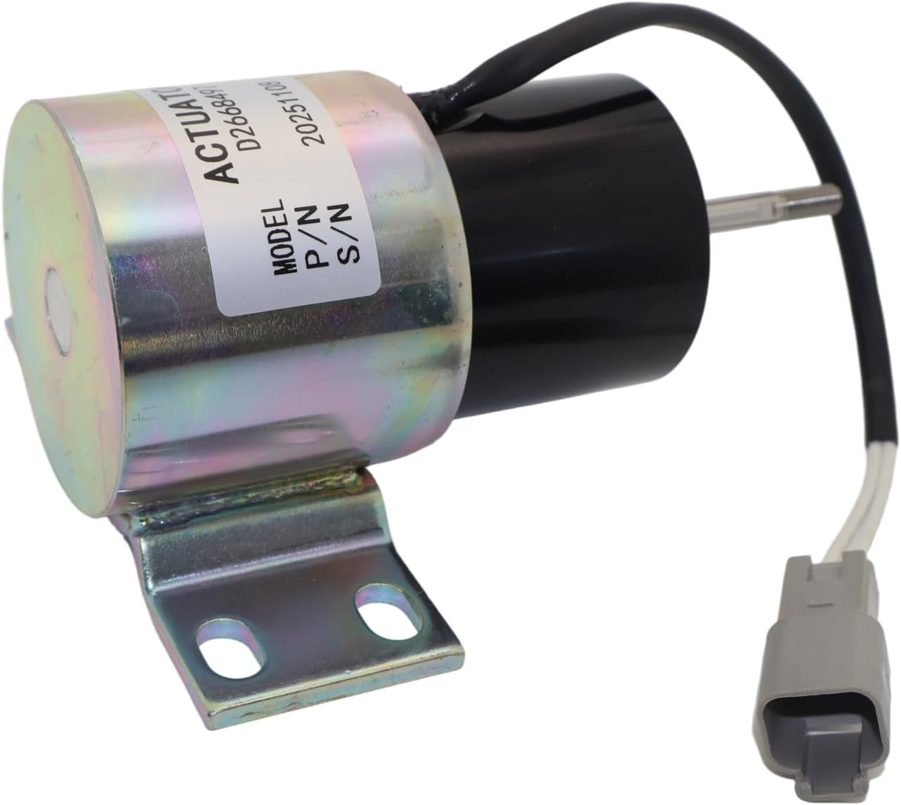 D2668497 12V Throttle Solenoid Compatible for Engine Parts Generator Parts