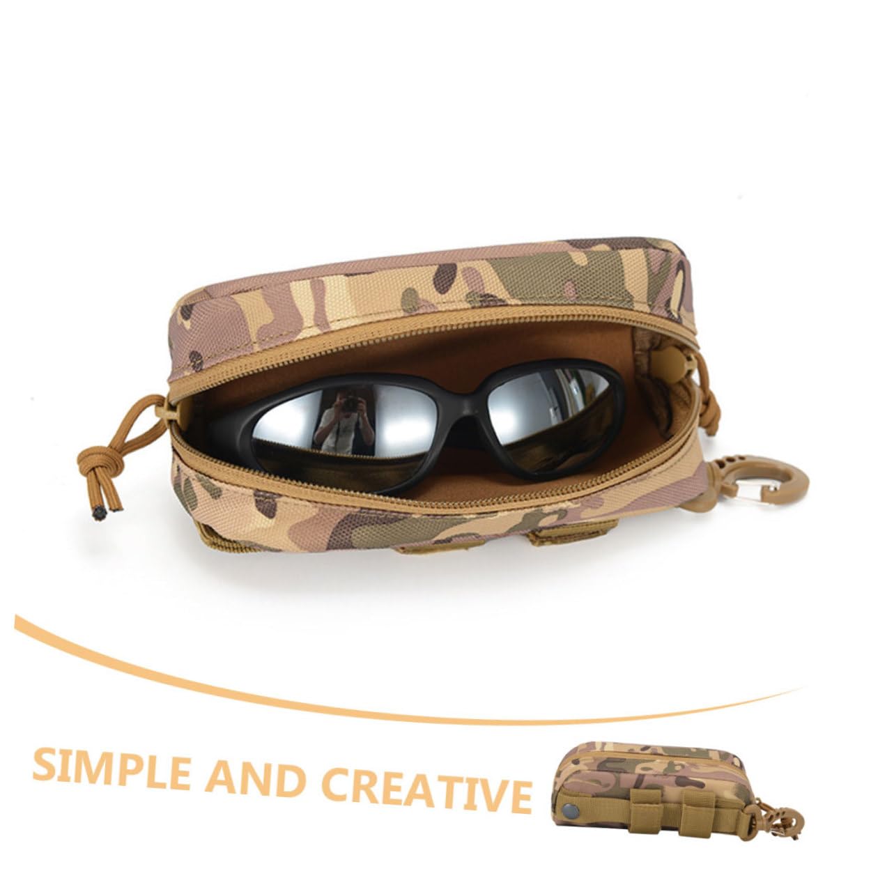 LIFKOME Custodia protettiva per occhiali organizer per occhiali da sole custodia per occhiali da viaggio Custodia occhiali rigidi Custodia occhiali portatile porta occhiali da sole