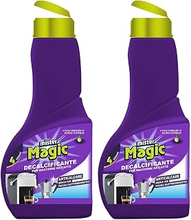 Mister Magic - Decalcificante Macchinetta caffè, Trattamento Anticalcare per Piccoli...