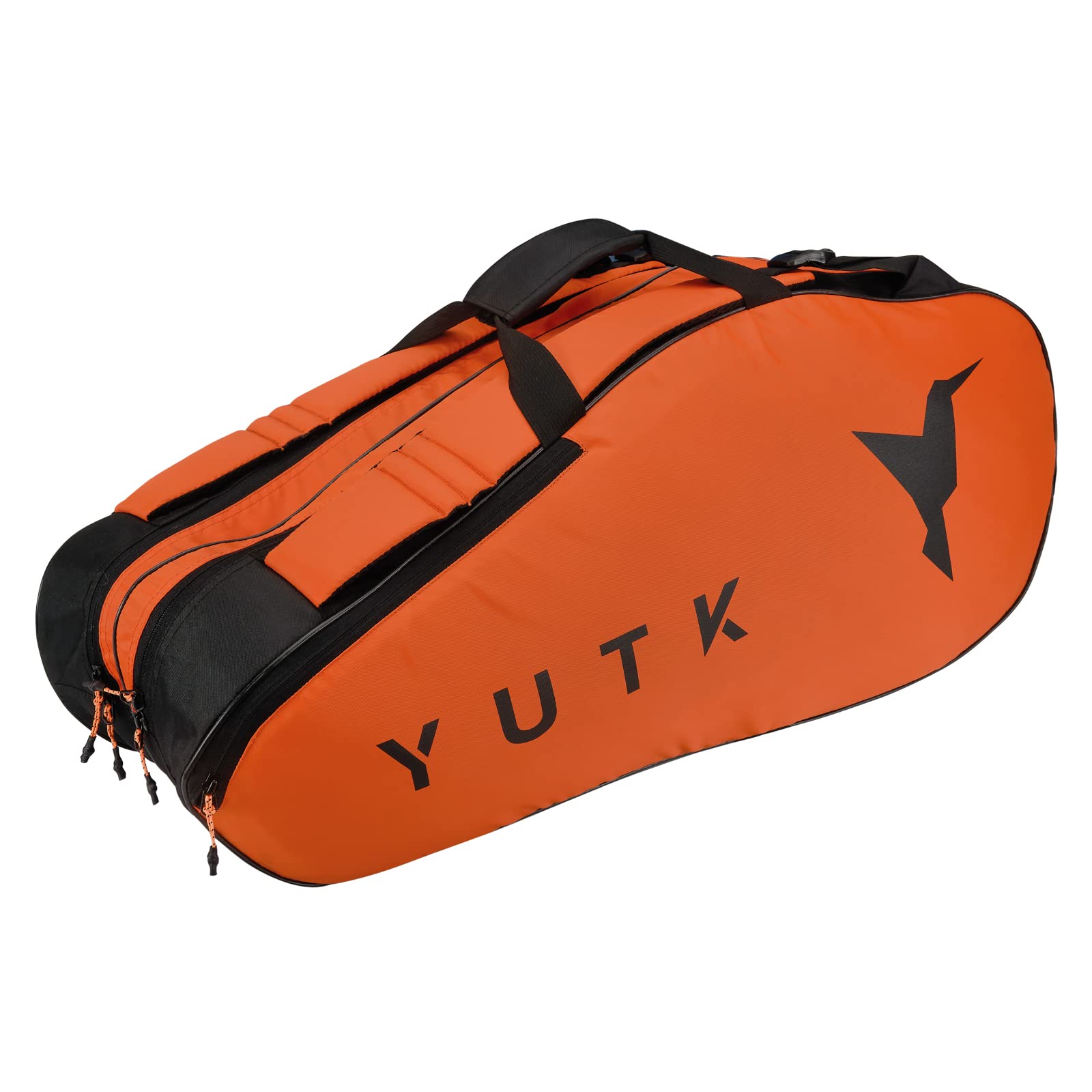 YUTK Badminton Squash tennis Racket Shoulder Bag for 7racquet (3 Zipper orange Kit Bag) (B0BTLNDF39) Amazon Price History, Amazon Price Tracker