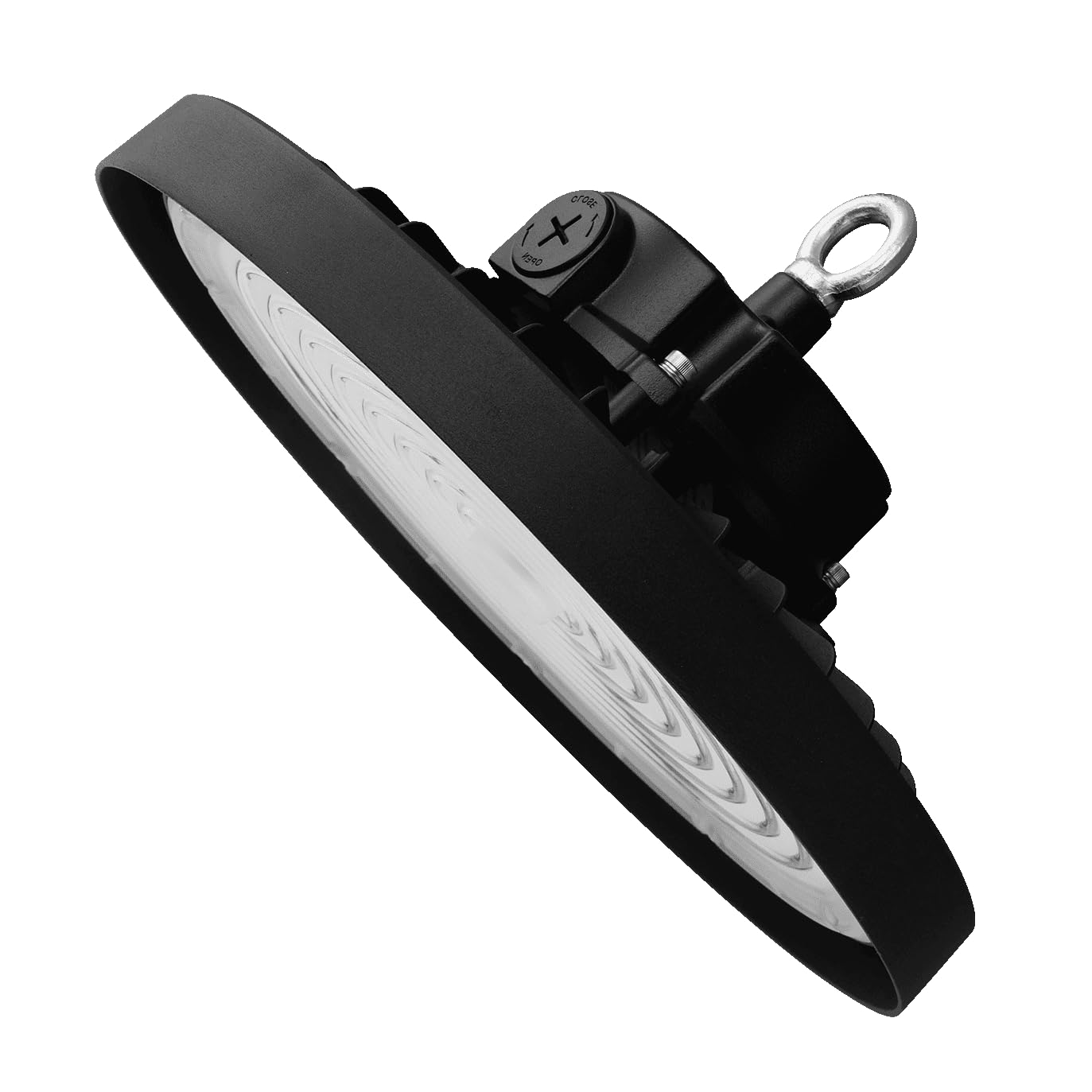 Campana LED Industrial Highbay UFO 200W 30000Lm – Luz Fría 5000K IP65 CRI>80 Driver Lifud Regulable 1-10V Iluminación Almacén Fábrica (Luz Fría 5000K, 200W)