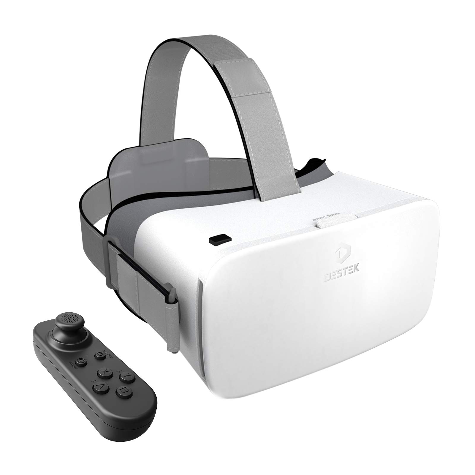 DESTEK V5 VR Headset, 110°FOV Eye Protected HD Virtual Reality Headset