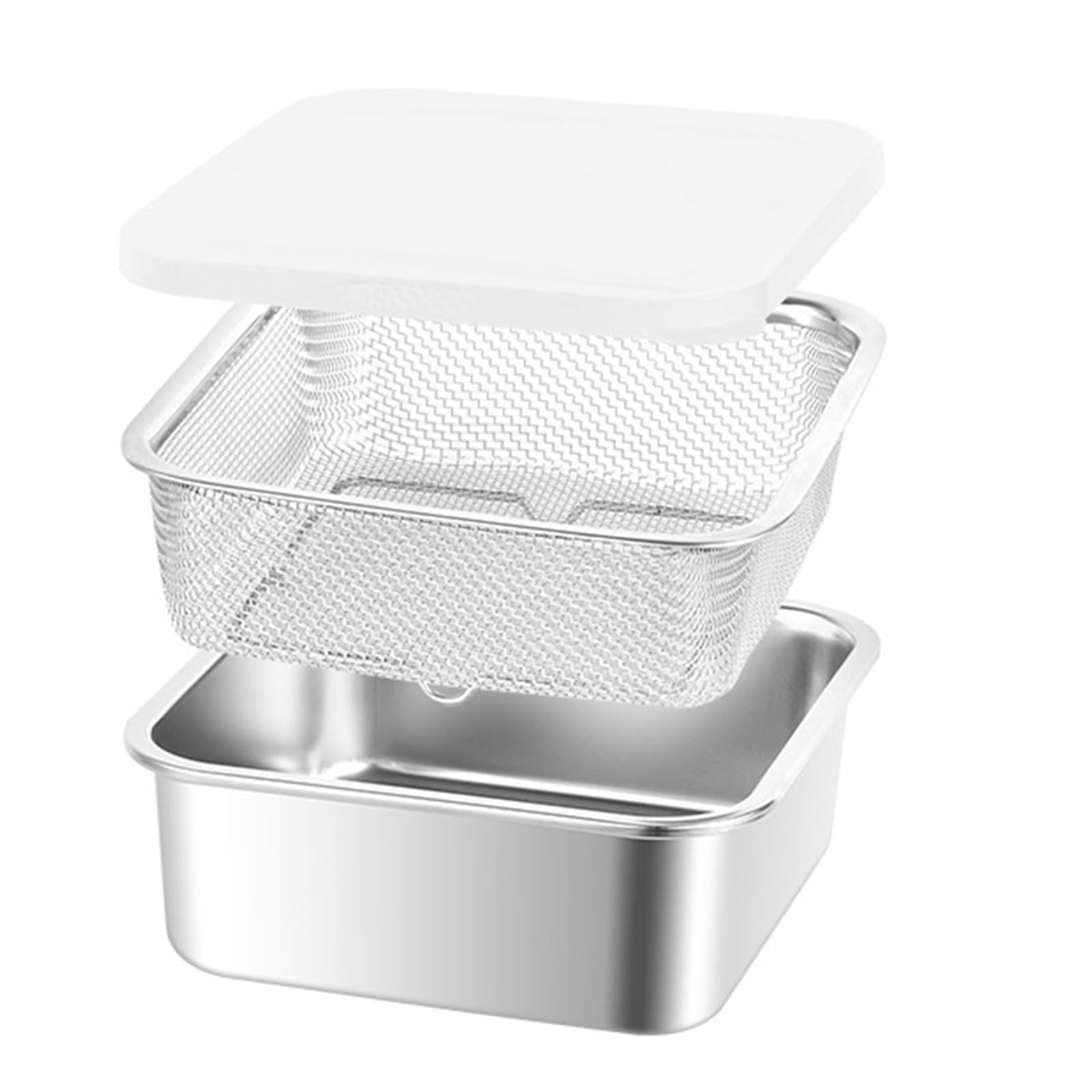 Xjdzineq Stainless Steel Food Storage Container with Airtight Lid, Dishwasher Safe & Leakproof for Kitchen & Fridge Organization Stainless Steel Food Storage Container with Lid