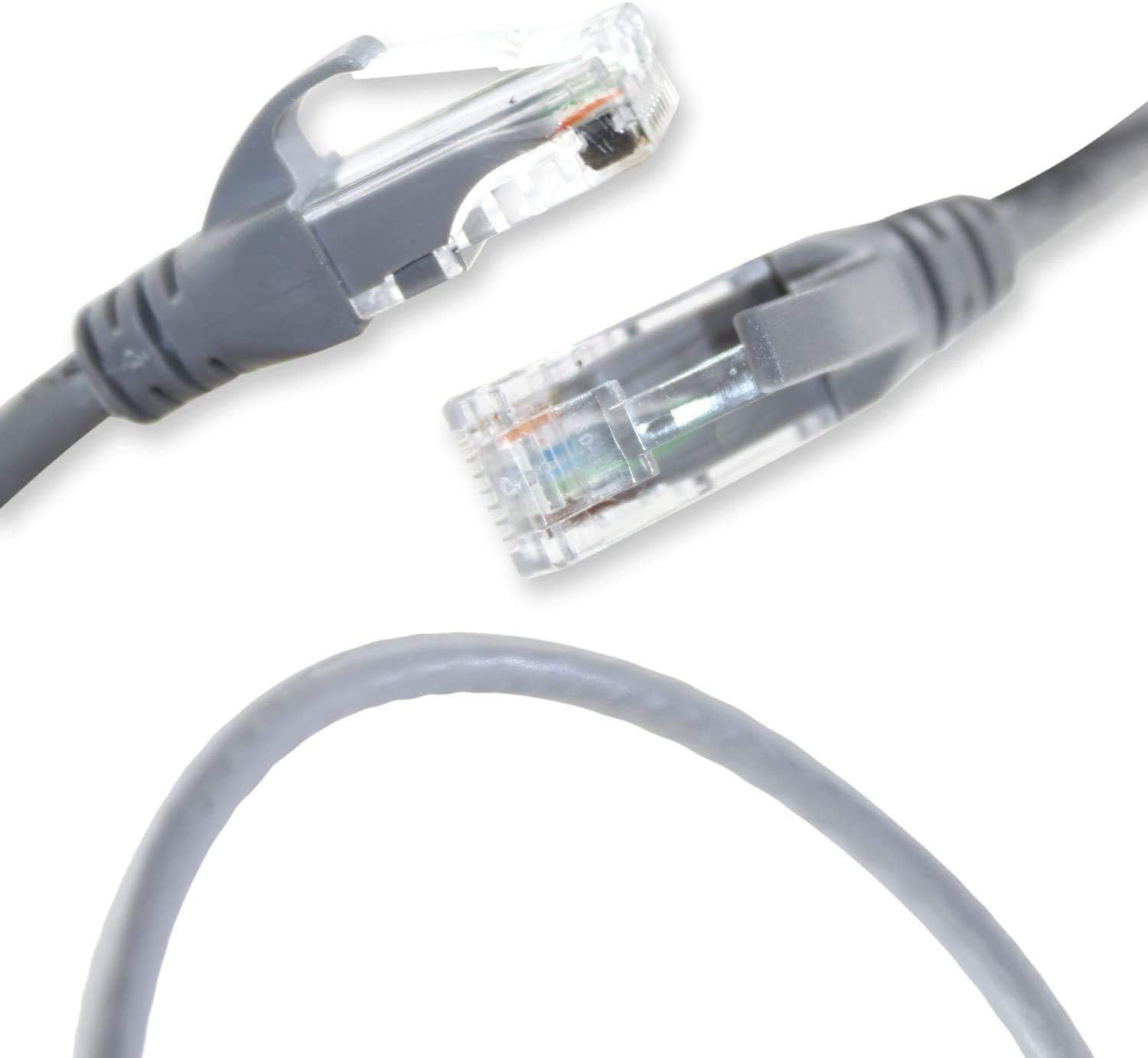 Heavy Duty Cat6 Ethernet Copper Cable with Snagless RJ45 Connectors | 10 Pack/1FT | 24 AWG 550MHz | UL-Listed | 10 GB Max Speed for Fast Computer Networking | Black