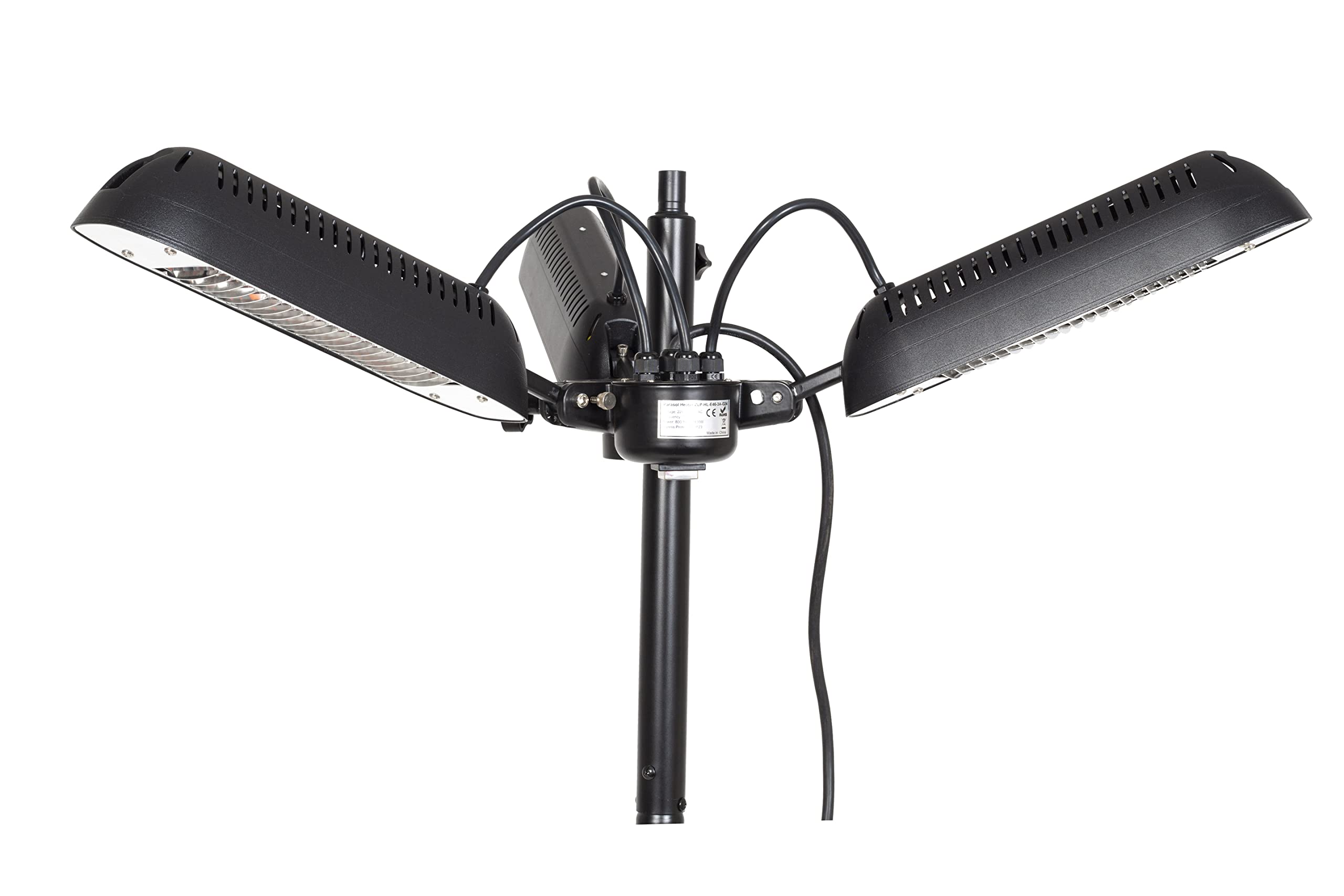La Hacienda Folding Parasol Electric Infrared Patio Heater