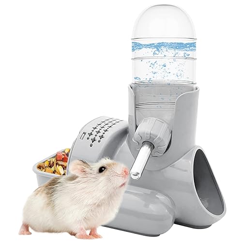 VANNON 3 in 1 Hamster Water Bottle No Drip Small