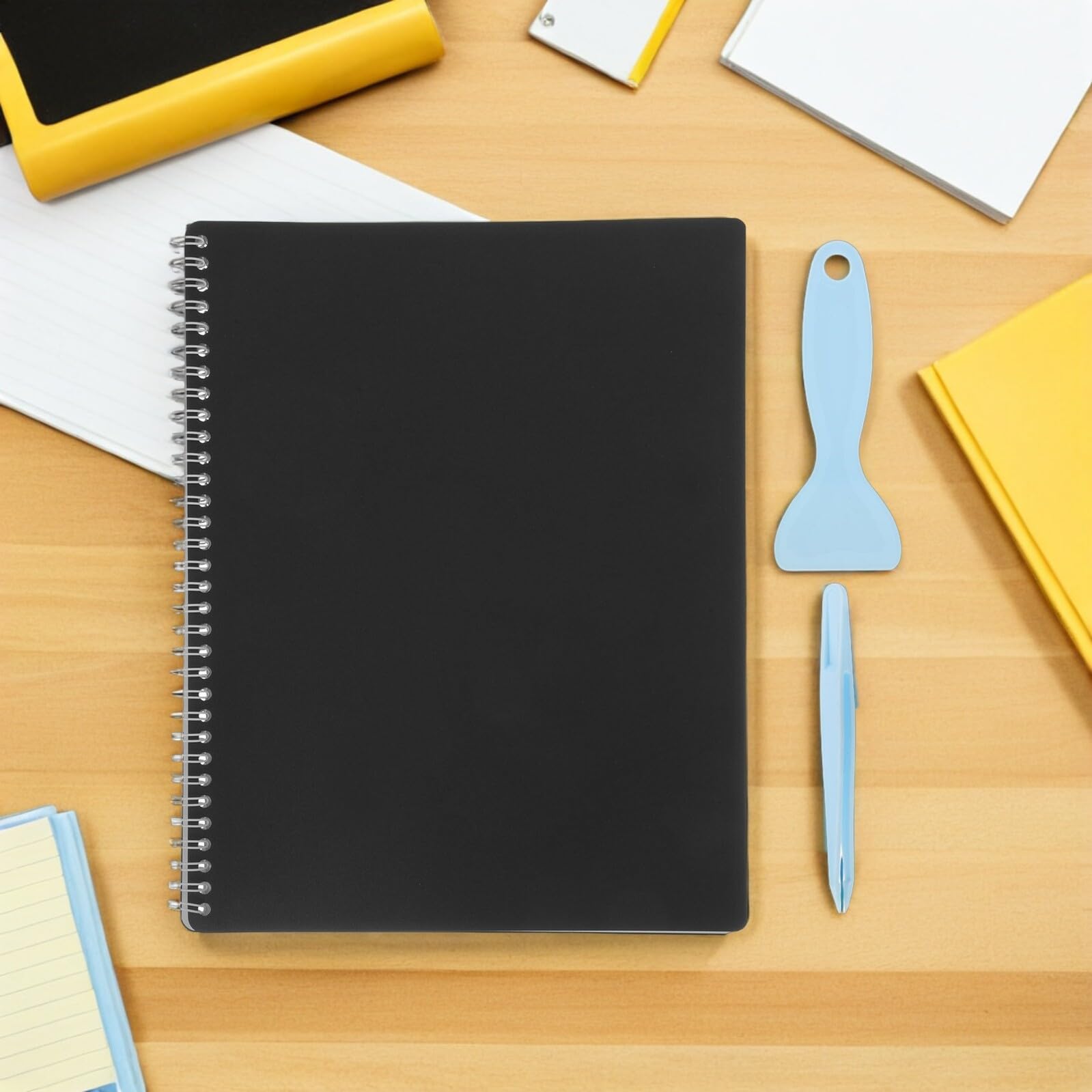 GARVALON Album Autocollant Réutilisable 2 Pièces avec Outils Livre de Collection D'autocollants avec Feuilles de Protection Décoratif et Élégant pour Garçon et Filles et Collectionneurs